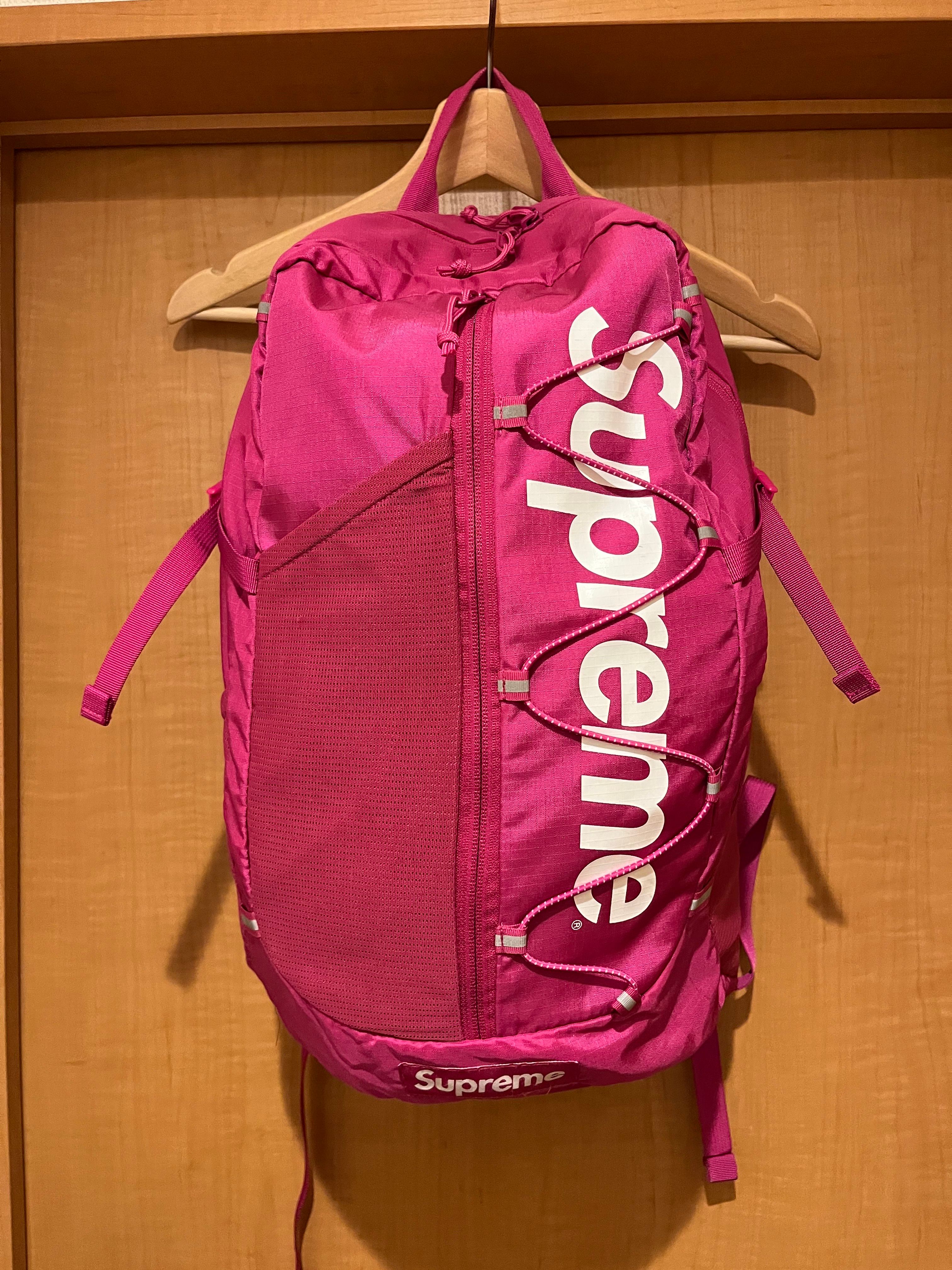 Supreme 2017SS Backpack "Magenta"