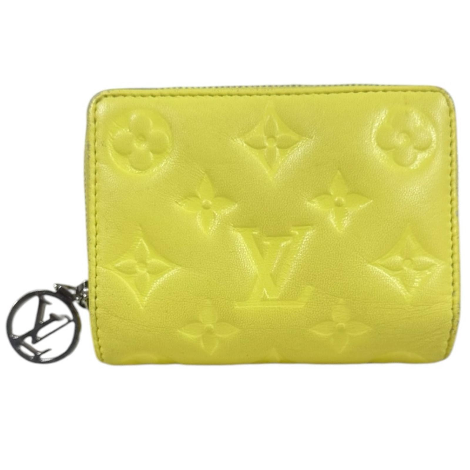 ルイヴィトン ポルトフォイユ ルー モノグラムエンボス 二つ折り財布 M83210  レディース LOUIS VUITTON  中古