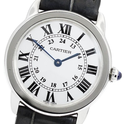 カルティエ ロンドソロ SM W6700155 レディース 【中古】