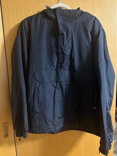 Supreme Hooded Logo Half Zip Pullover "Black"