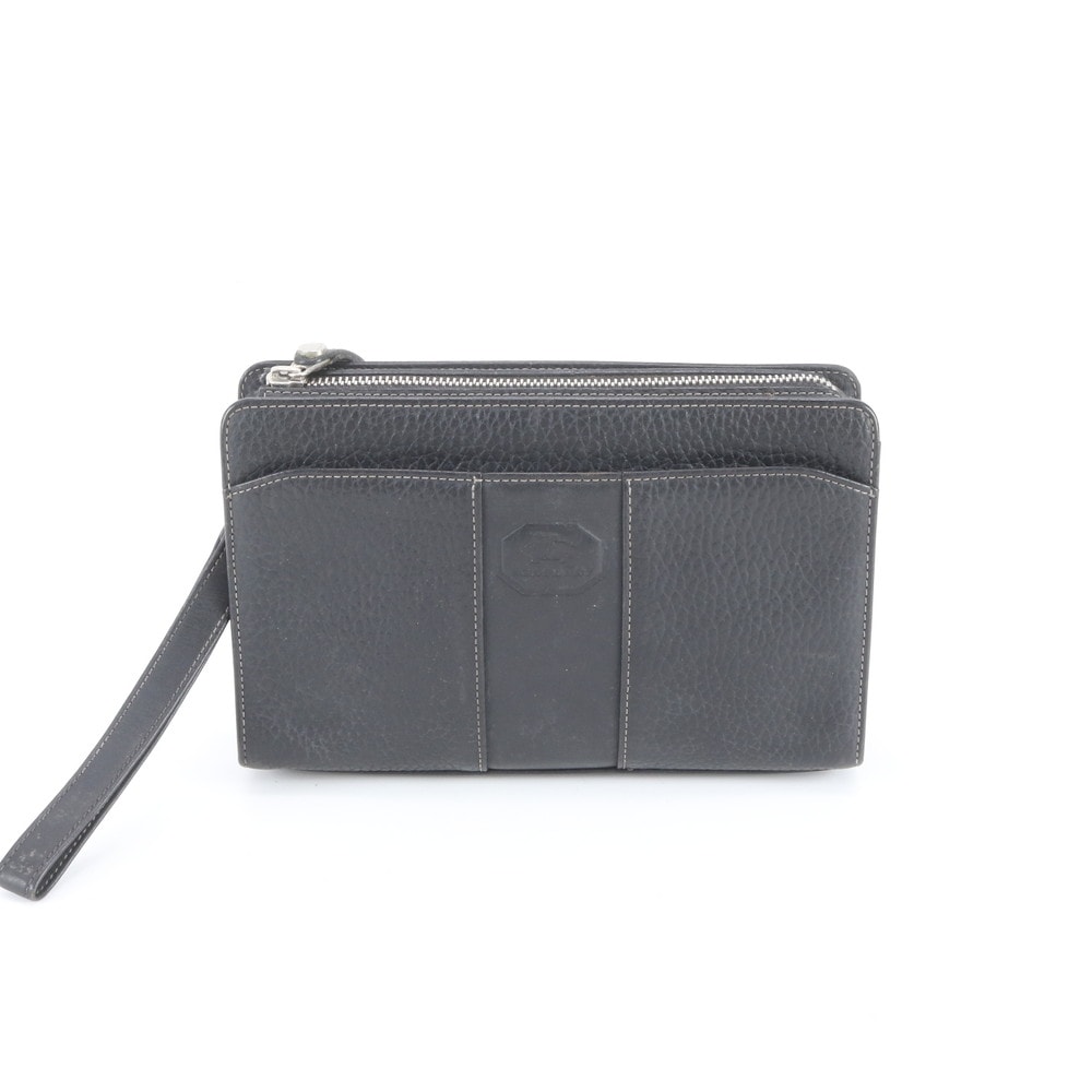 ■美品 バーバリー ノバ チェックシャドーホースセカンドバッグ レザー