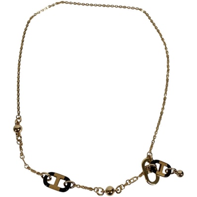 エルメス HERMES シュル メール PM シュルメールPM チェーン アクセサリー ジュエリー ネックレス バッファローホーン ゴールド 美品
