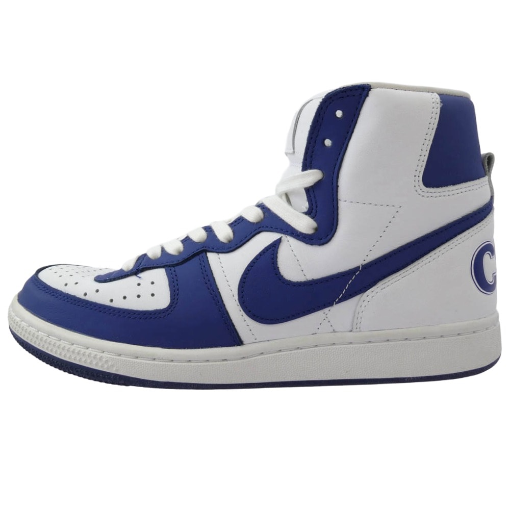 NIKE ナイキ スニーカー 23SS FD4159-100 COMME DES GARCONS HOMME PLUS コムデギャルソンオムプリュス Terminator High Navy ターミネーター ハイカット スニーカー 27cm【中古】