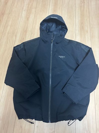 Supreme GORE-TEX Stripe Hooded Jacket "Black"