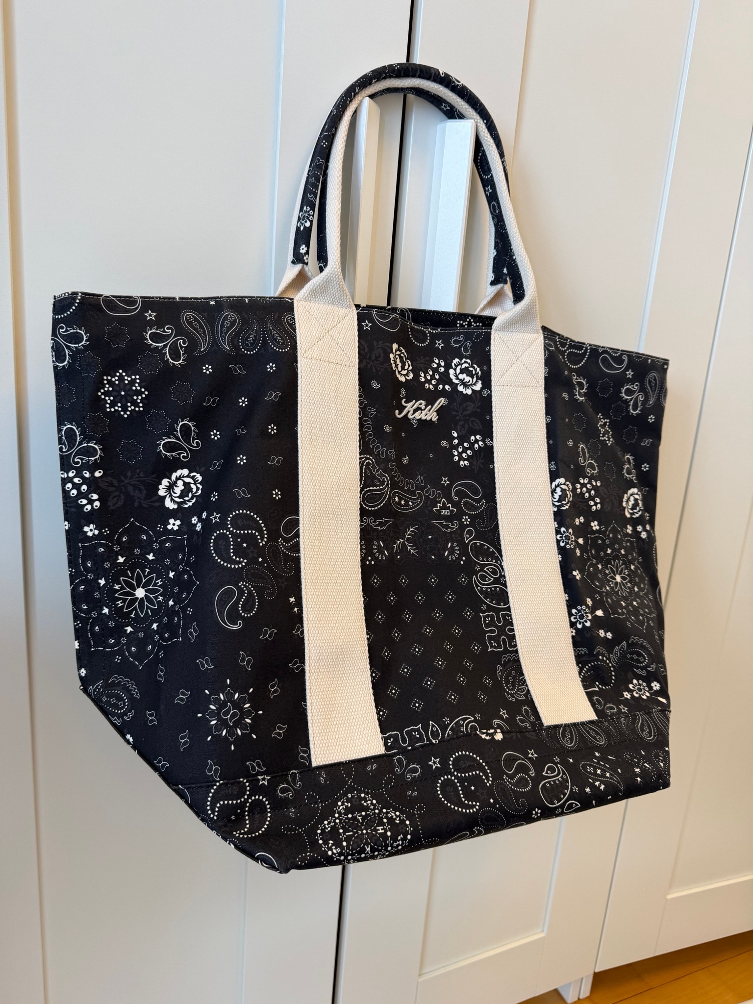 Kith Paisley Tote Bag "Black"