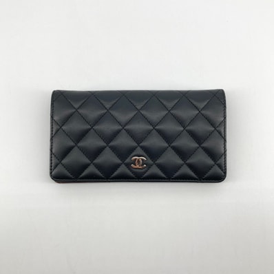 CHANEL(シャネル) マトラッセ タイムレス クラシック 18番台 A31509 長財布 ブラック