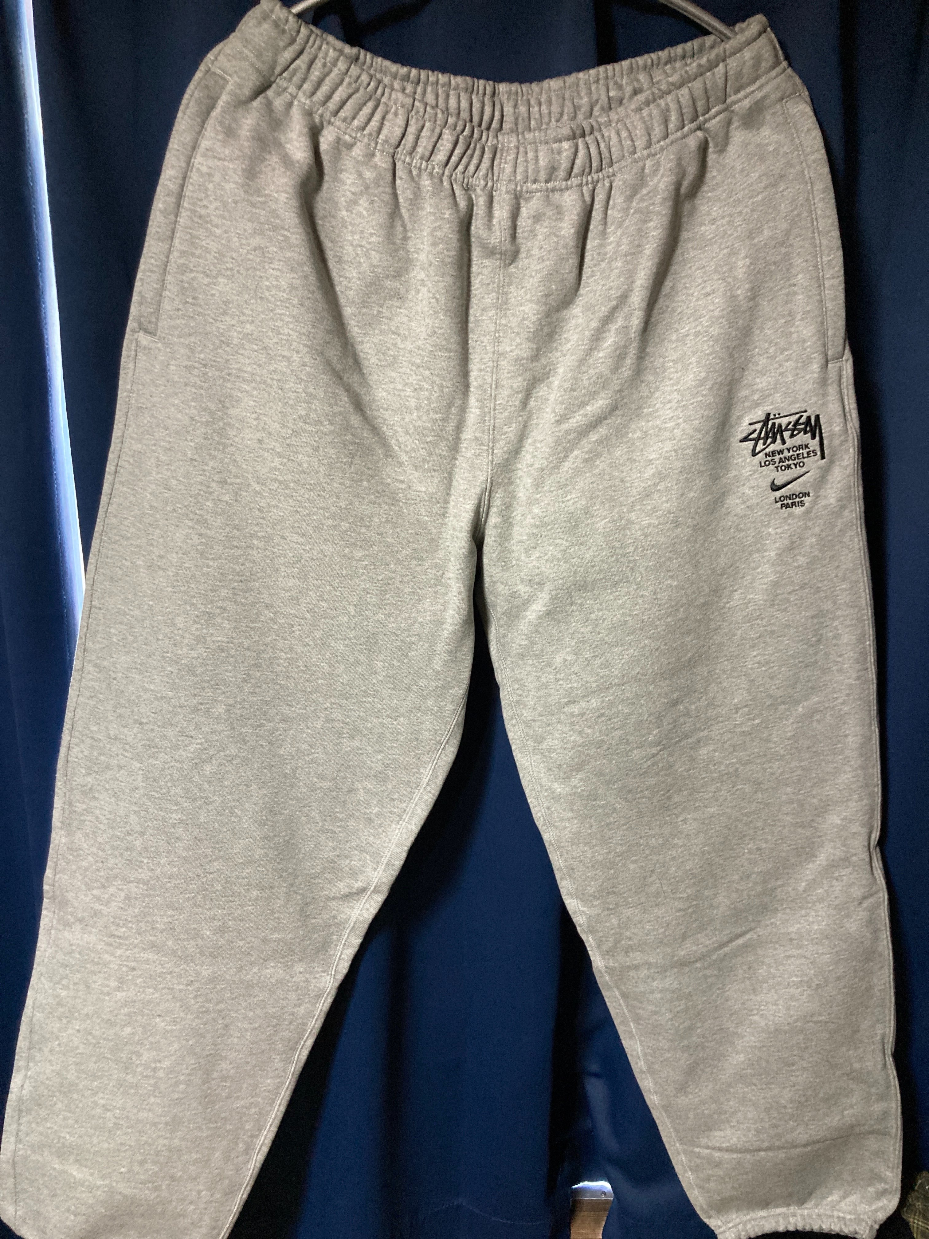 Nike x Stussy International Sweatpants (US Size) "Grey" DC4227-050