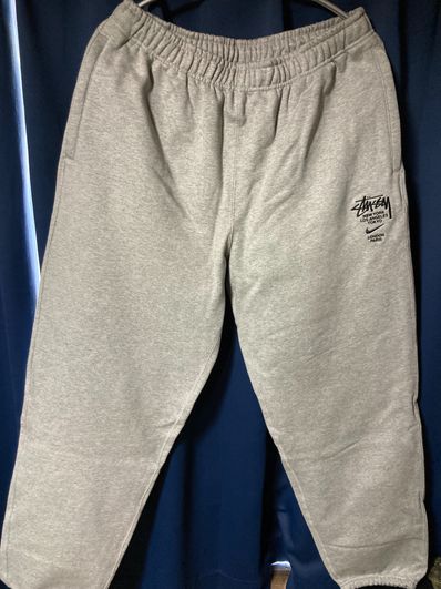 Nike x Stussy International Sweatpants (US Size) "Grey" DC4227-050