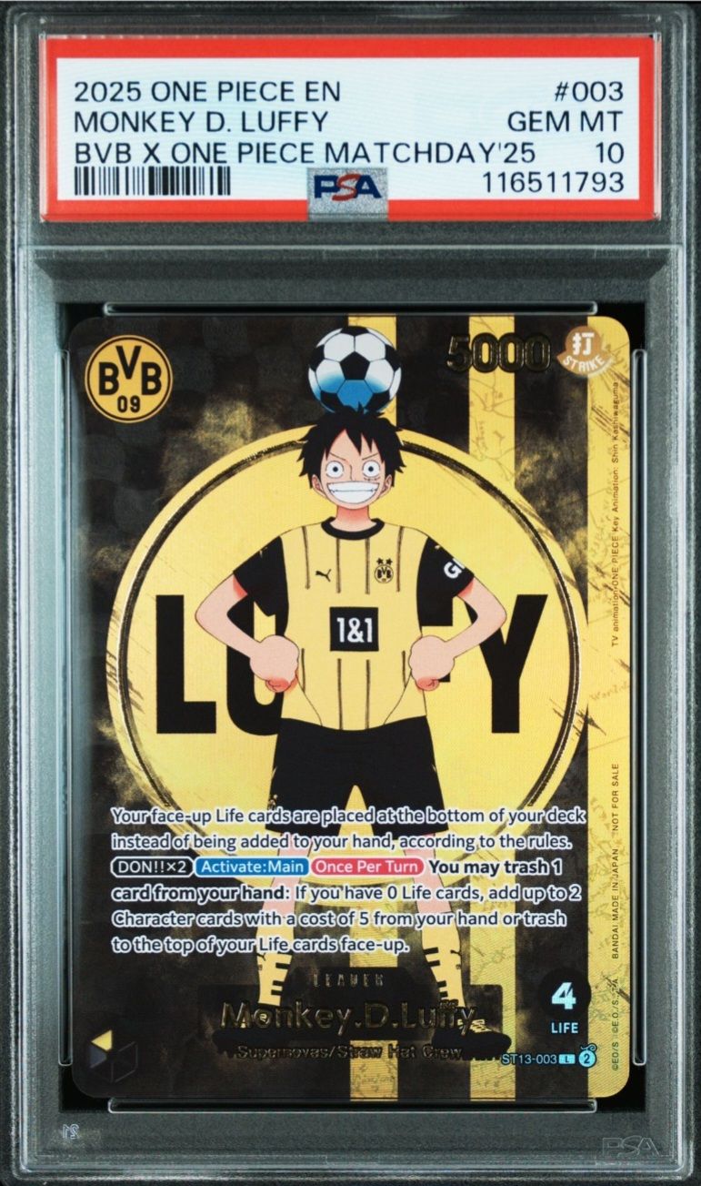 モンキー・D・ルフィ L [ST13-003]【英語版】(プロモーションカード「ボルシアドルトムント × ONE PIECE マッチデー 2025」)