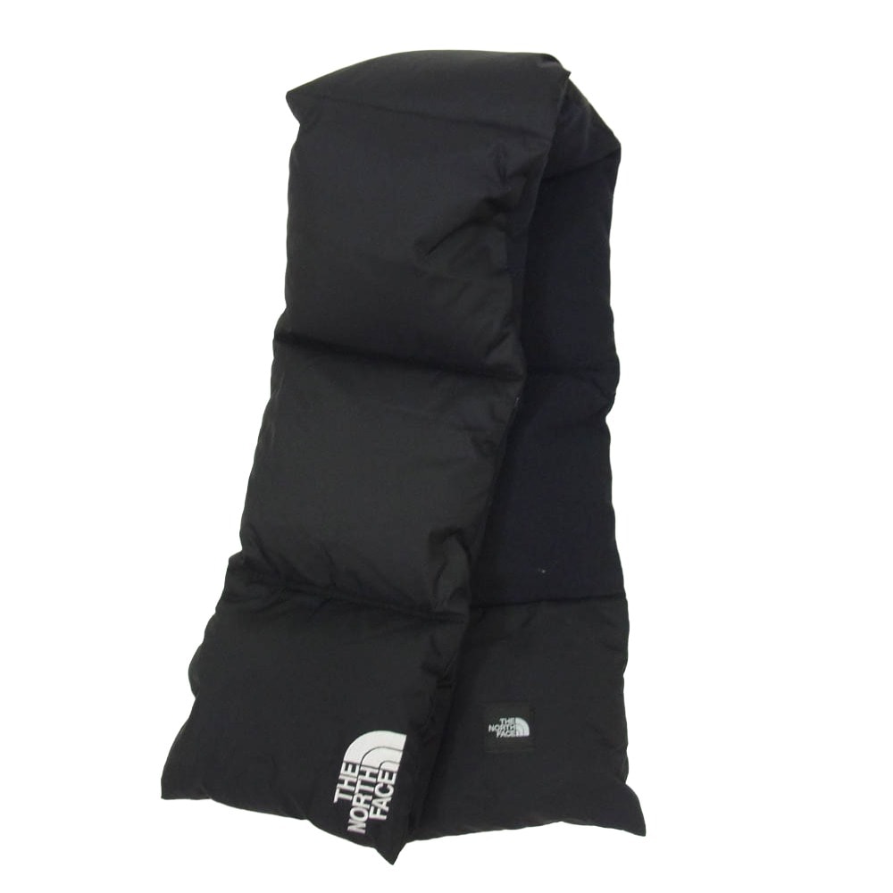 THE NORTH FACE ノースフェイス NN72312 Nuptse Muffler ヌプシ マフラー ブラック系【中古】