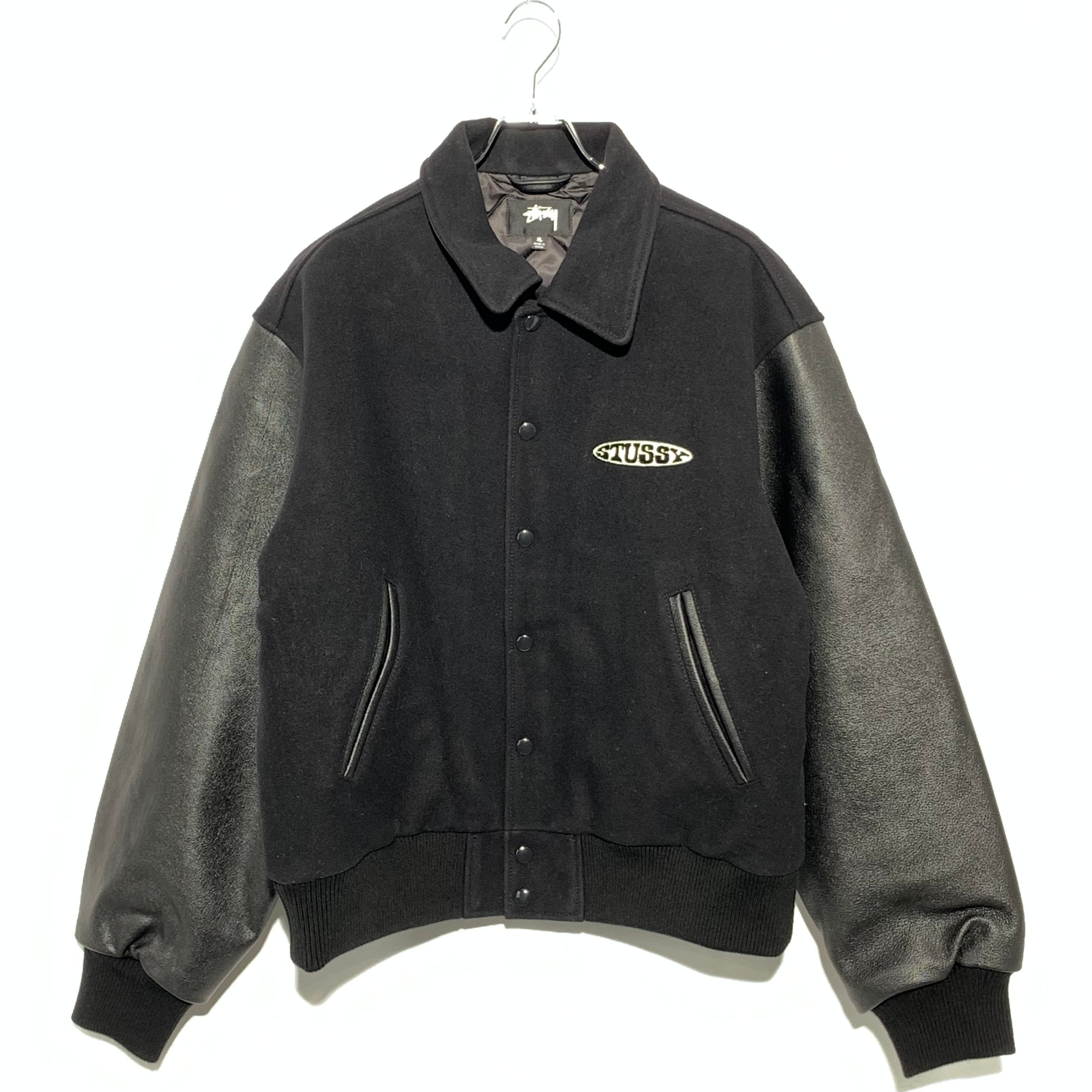 Stussy Globe Varsity Jacket "Black"