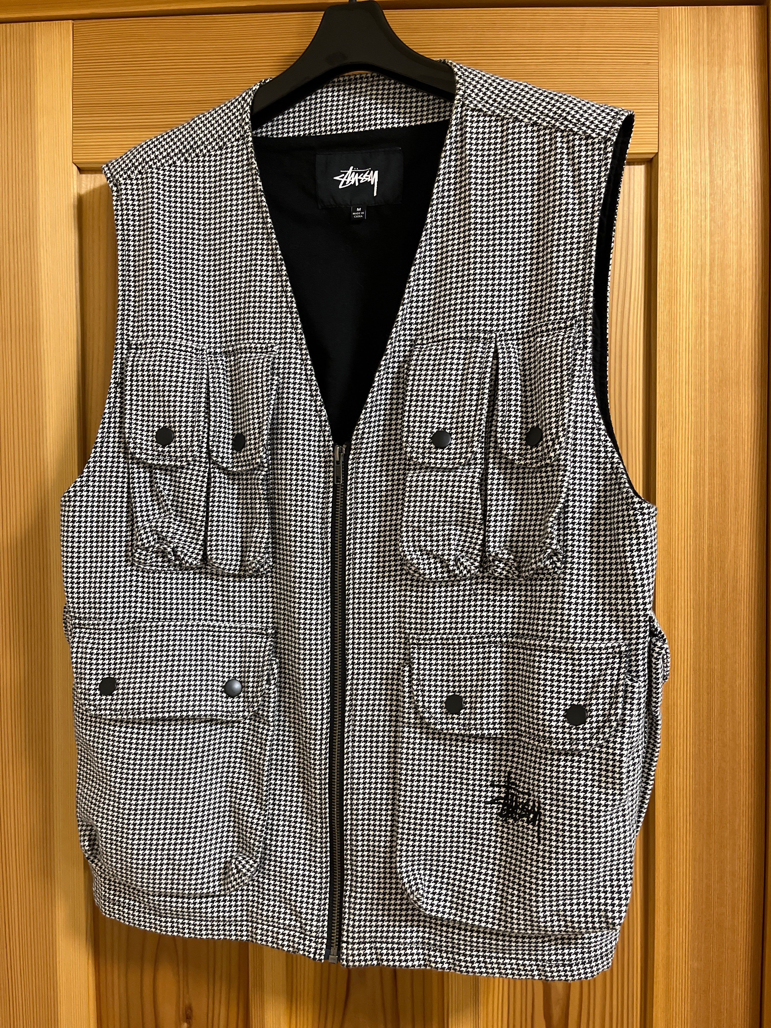 stussy Houndstooth Work Vest