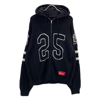 シュプリーム 25SS Sport Zip Up Hooded Sweater スポーツ ジップ アップ フーディー セーター L