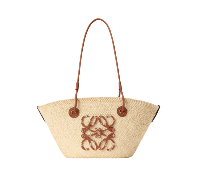 LOEWE アナグラム バスケットバッグ スモール(イラカヤシ&カーフ)