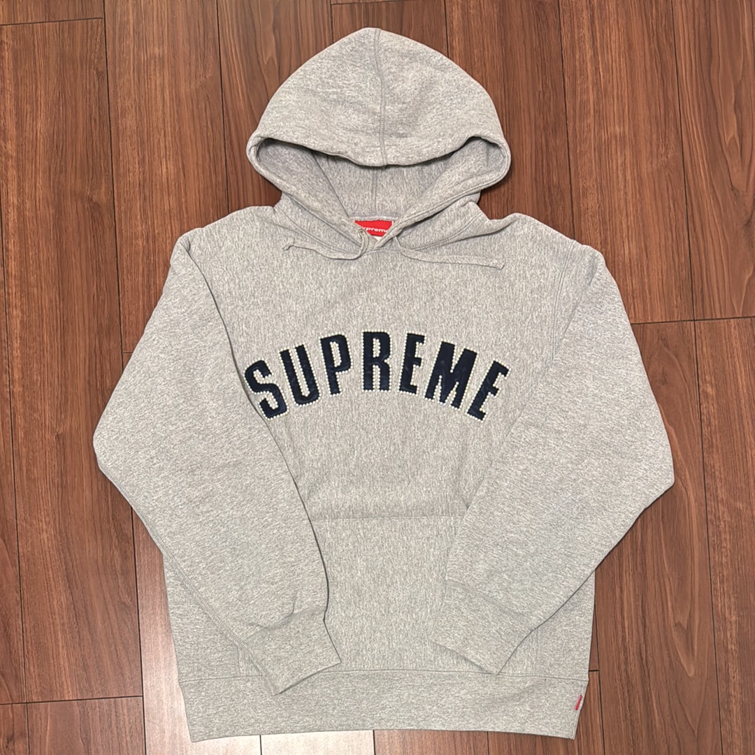 シュプリーム パール ロゴ フーディー スウェットシャツ "グレー"