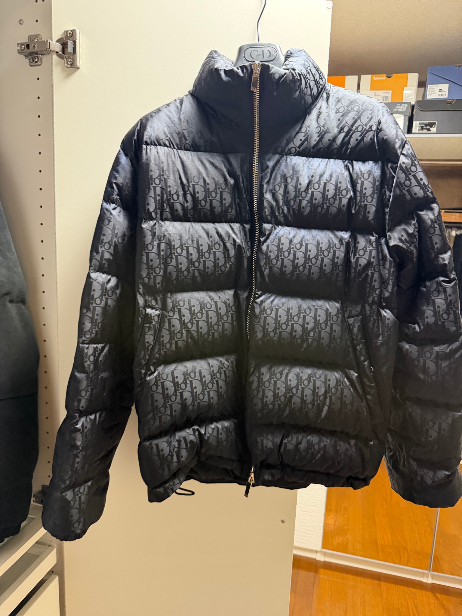 Dior Dior Essentials Dior Oblique Down Jacket Technical Jacquard "Black"