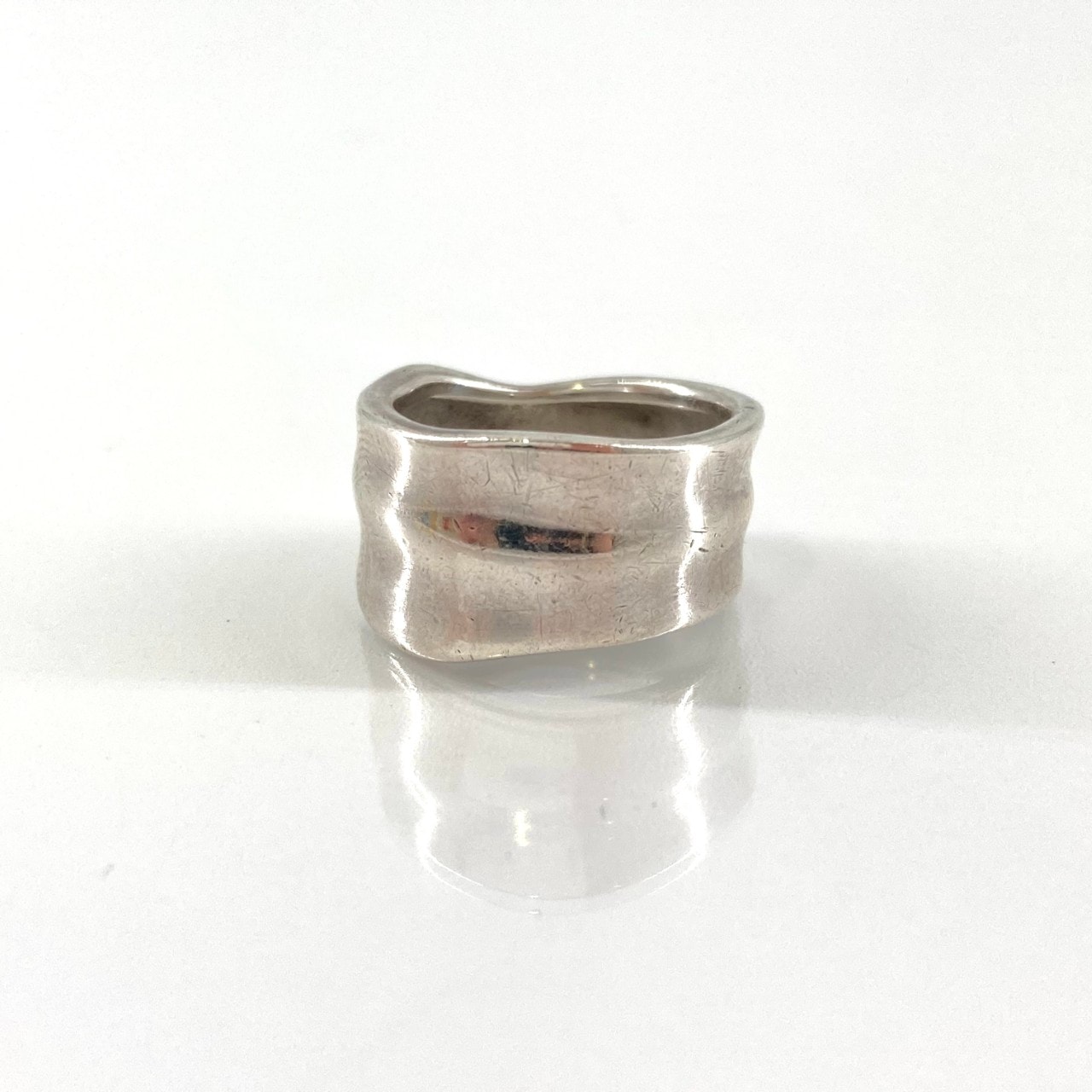 TIFFANY&Co.(ティファニー) リーフリング Ag925 #10号 リング・指輪 6.1g シルバー