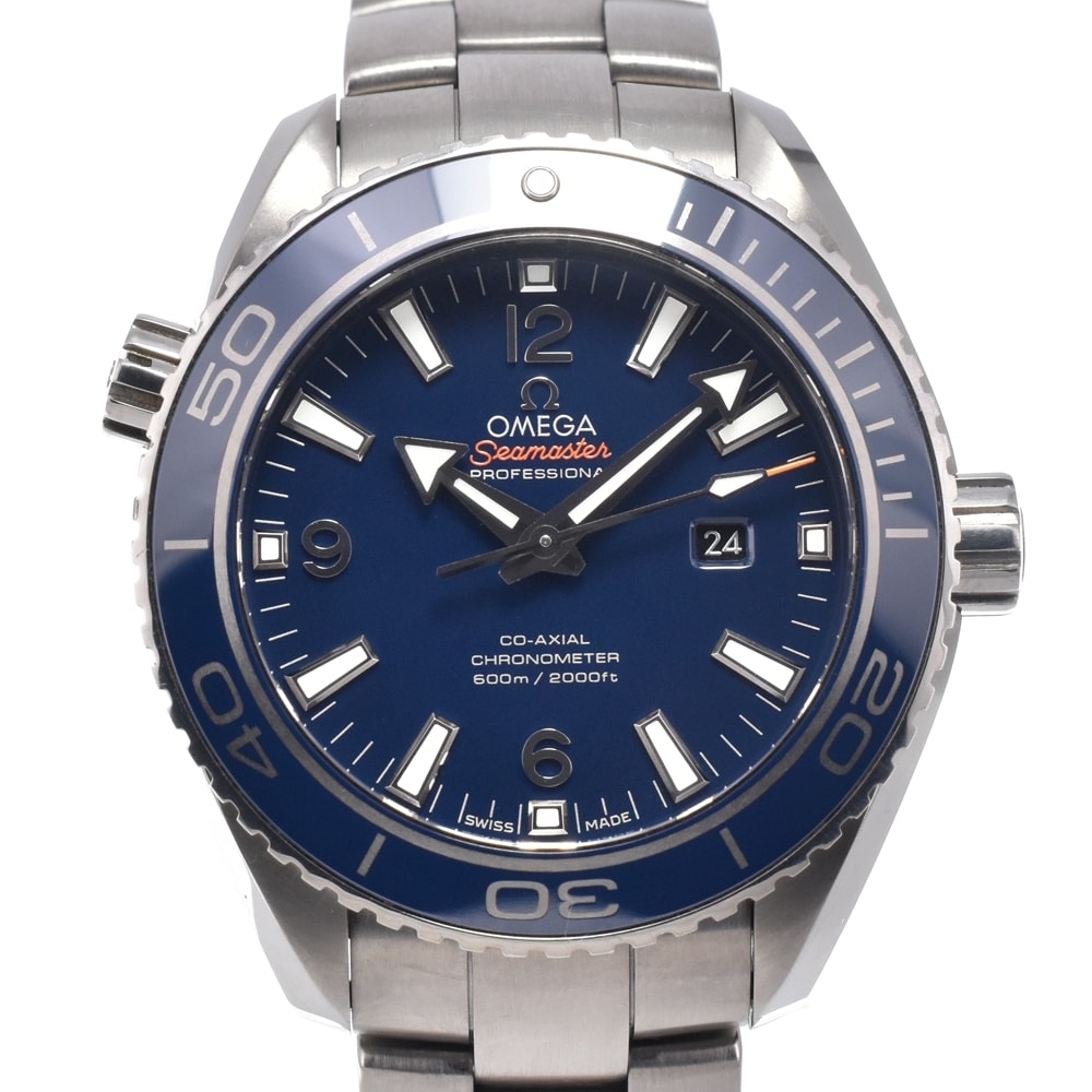 オメガ OMEGA 232.90.38.20.03.001 シーマスター プラネットオーシャン 600 自動巻き ユニセックス 良品 保証書付き 腕時計 L#151047