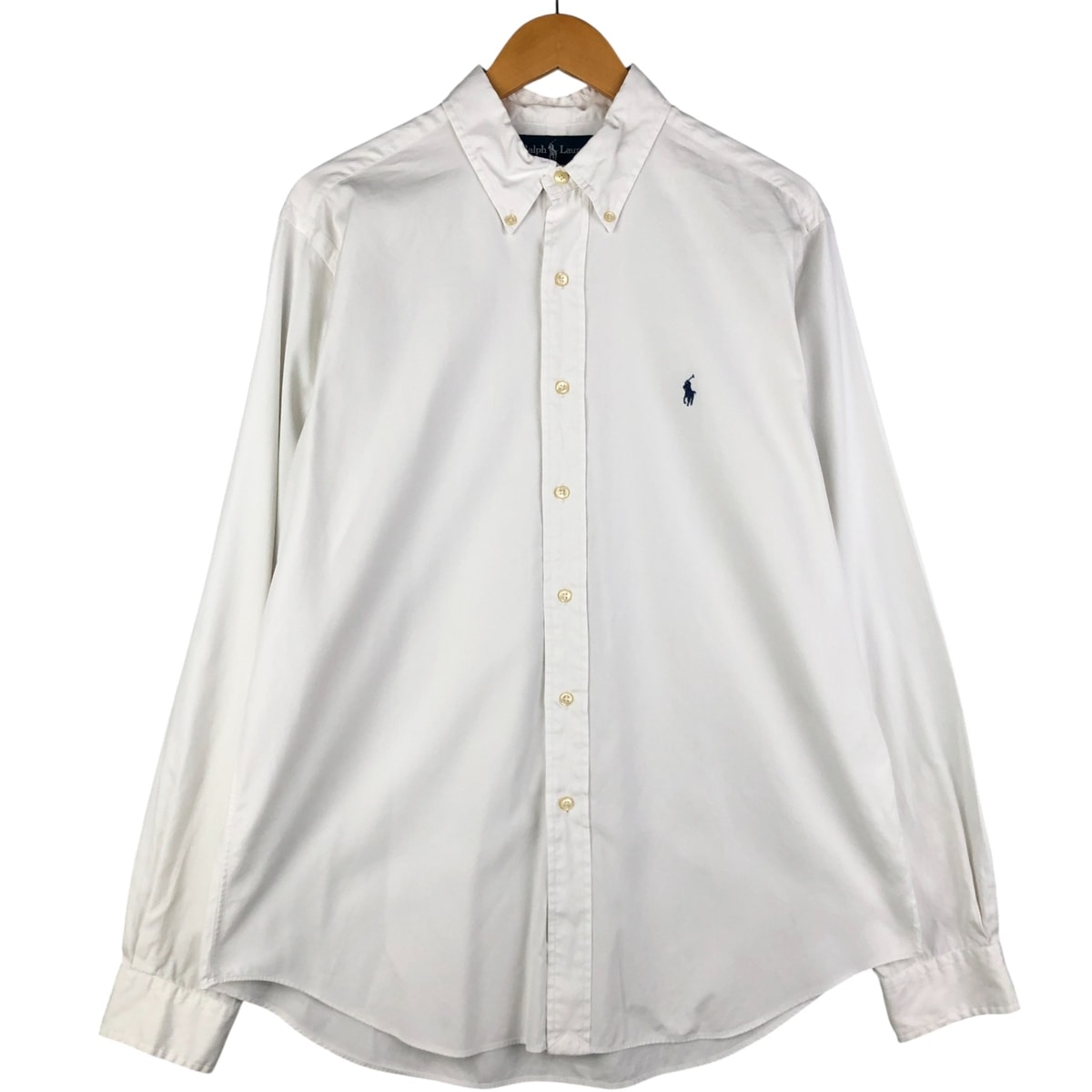 古着 ラルフローレン Ralph Lauren CLASSIC FIT クラシックフィット 長袖 ボタンダウンシャツ メンズL相当/eaa591411