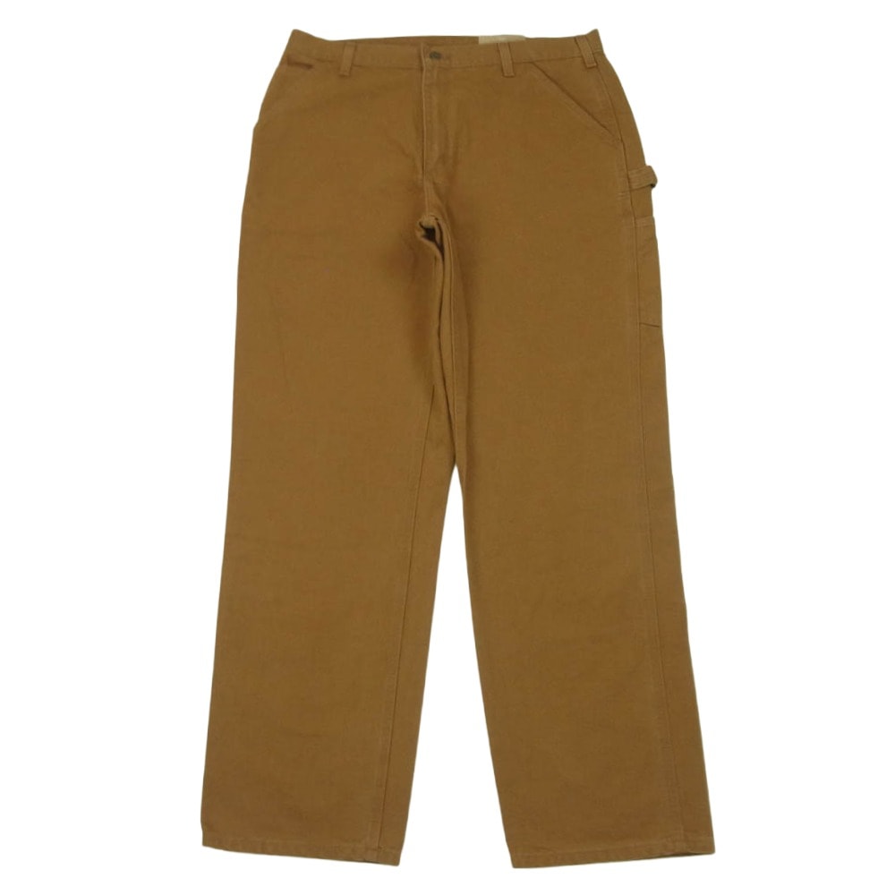 Carhartt カーハート 18年製 Washed Duck Work Dungaree ウォッシュド ダック ペインター パンツ ブラウン系 36 × 34【新古品】【未使用】【中古】