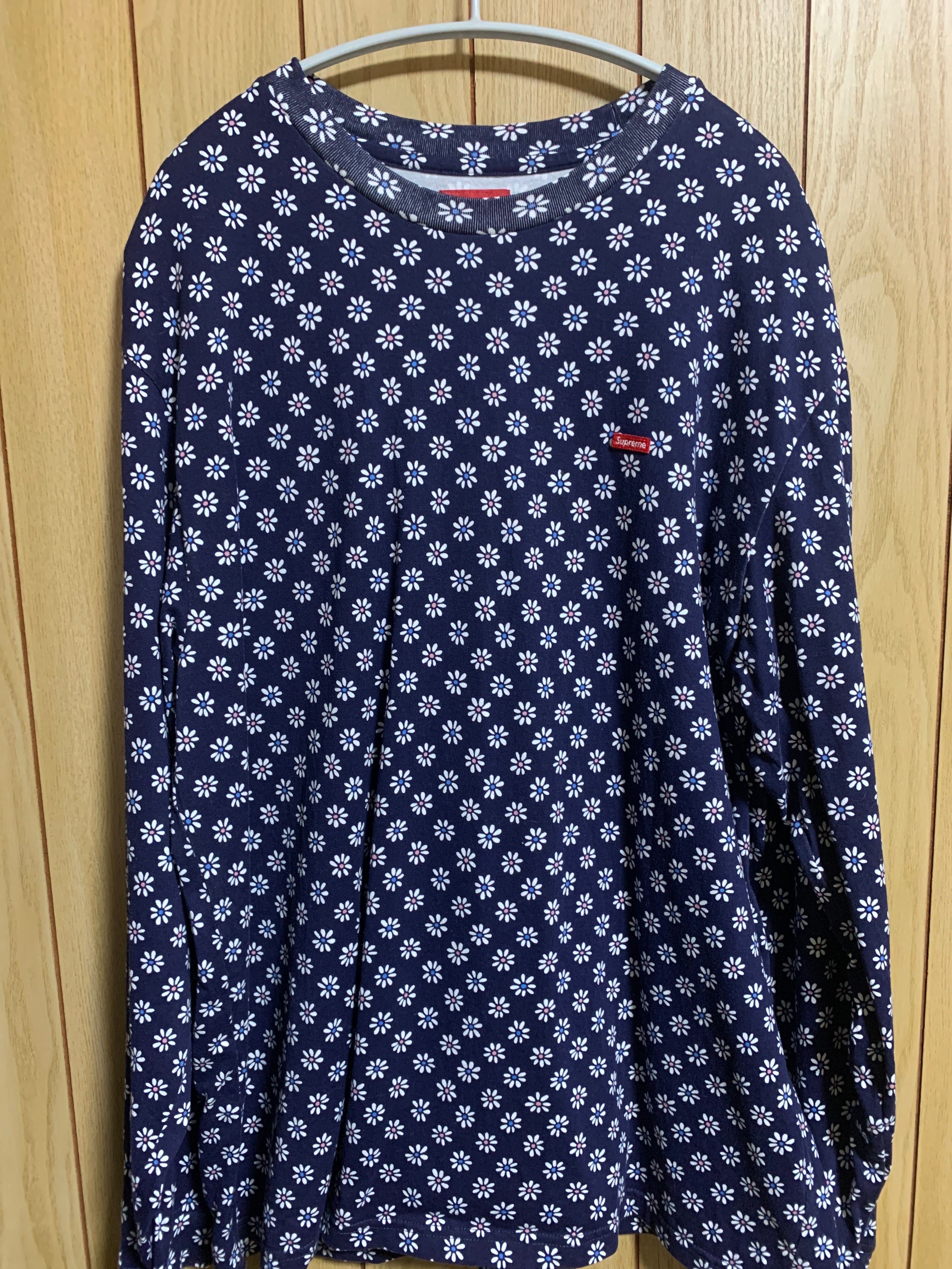 Supreme Small Box L/S Tee "Flowers"(22FW)