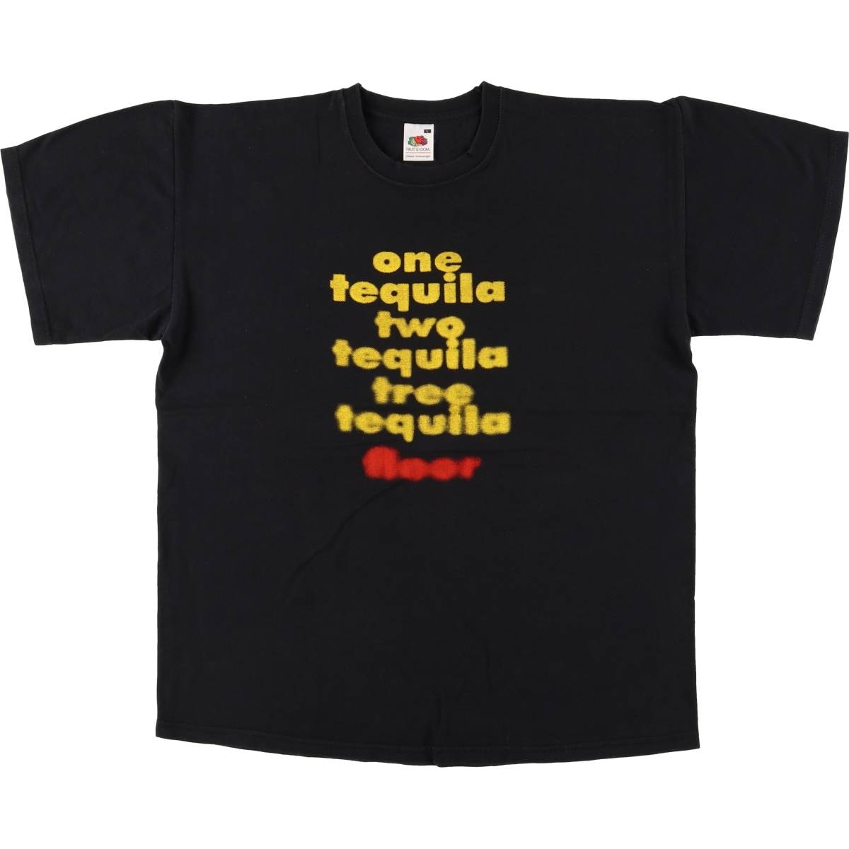 古着 フルーツオブザルーム FRUIT OF THE LOOM メッセージプリントTシャツ メンズL相当/eaa577822