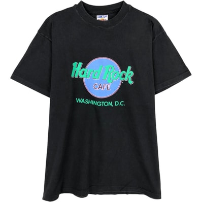 古着 90年代 ヘインズ Hanes BEEFY-T HARD ROCK CAFE ハードロックカフェ アドバタイジングTシャツ USA製 メンズXL相当 ヴィンテージ/eaa662435