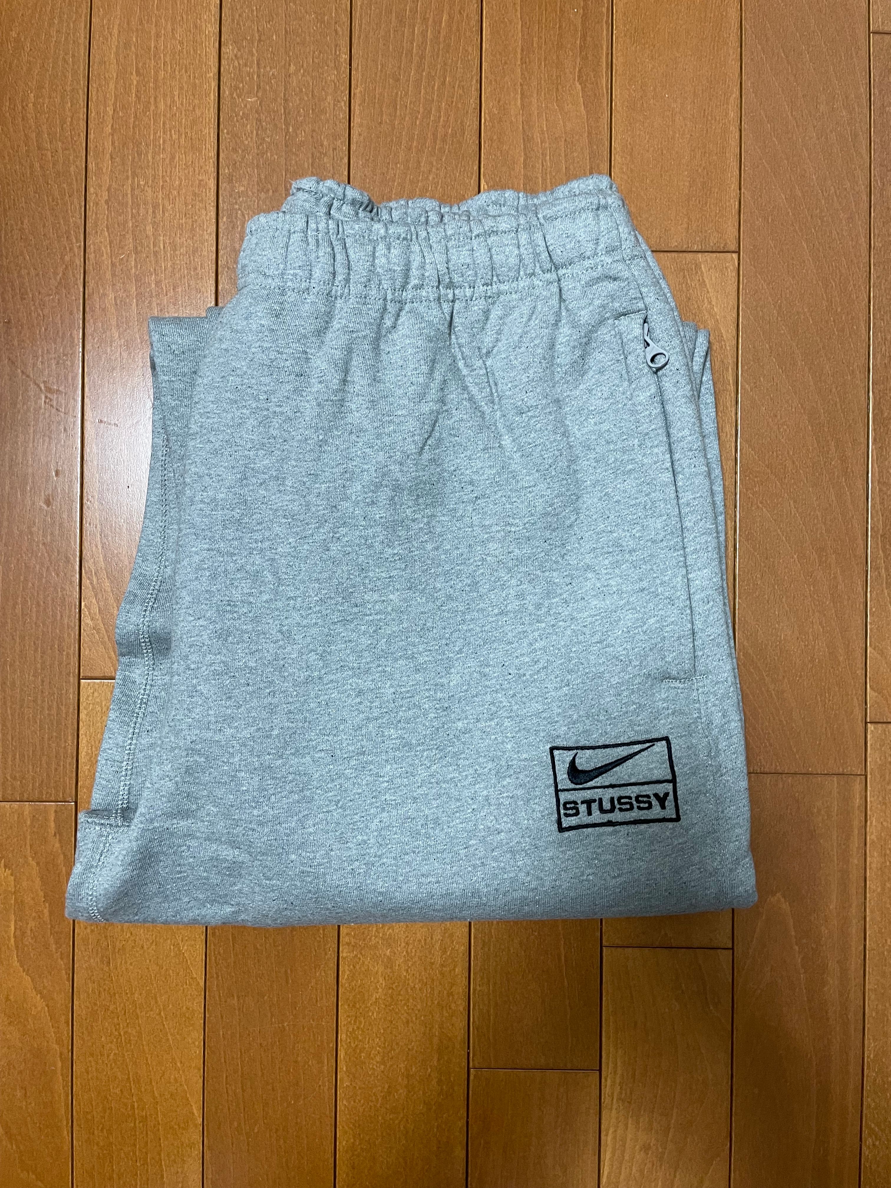 Stussy x Nike Fleece Pants (US Size) "Grey" DO9340-063