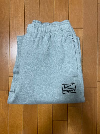 Stussy x Nike Fleece Pants (US Size) "Grey" DO9340-063
