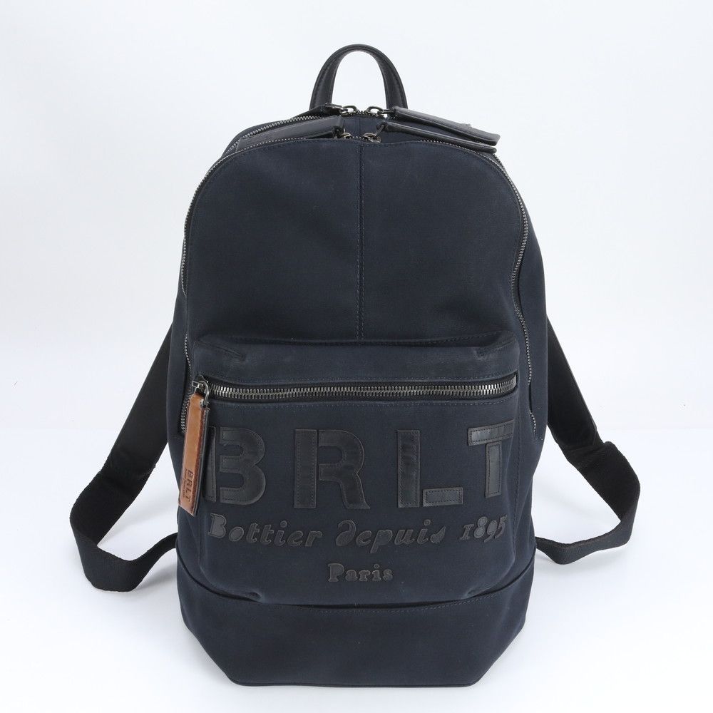 ■極美品 ベルルッティ リュックサック レザー×キャンバス