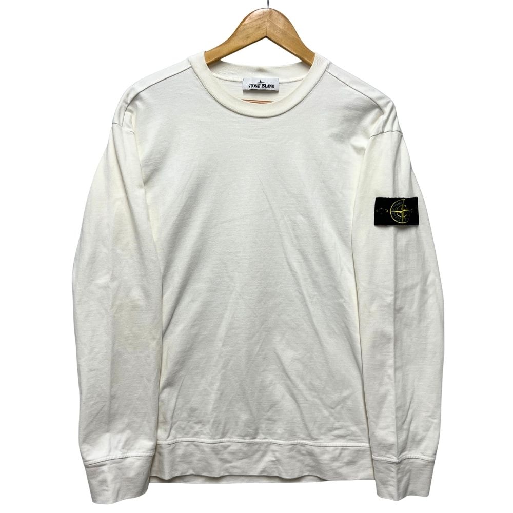 STONE ISLAND ストーンアイランド 品番 761563750 ロゴパッチ クルーネック スウェット 52703