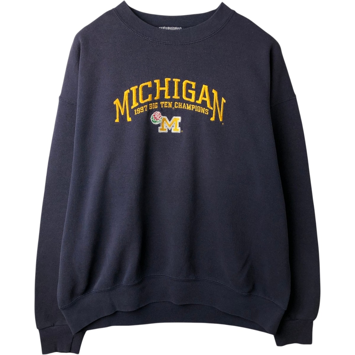 古着 90年代 リー Lee SPORT MICHIGAN ミシガン大学 1997 BIG TEN CHAMPIONS カレッジスウェットシャツ トレーナー USA製 メンズXL相当 ヴィンテージ/eaa632869