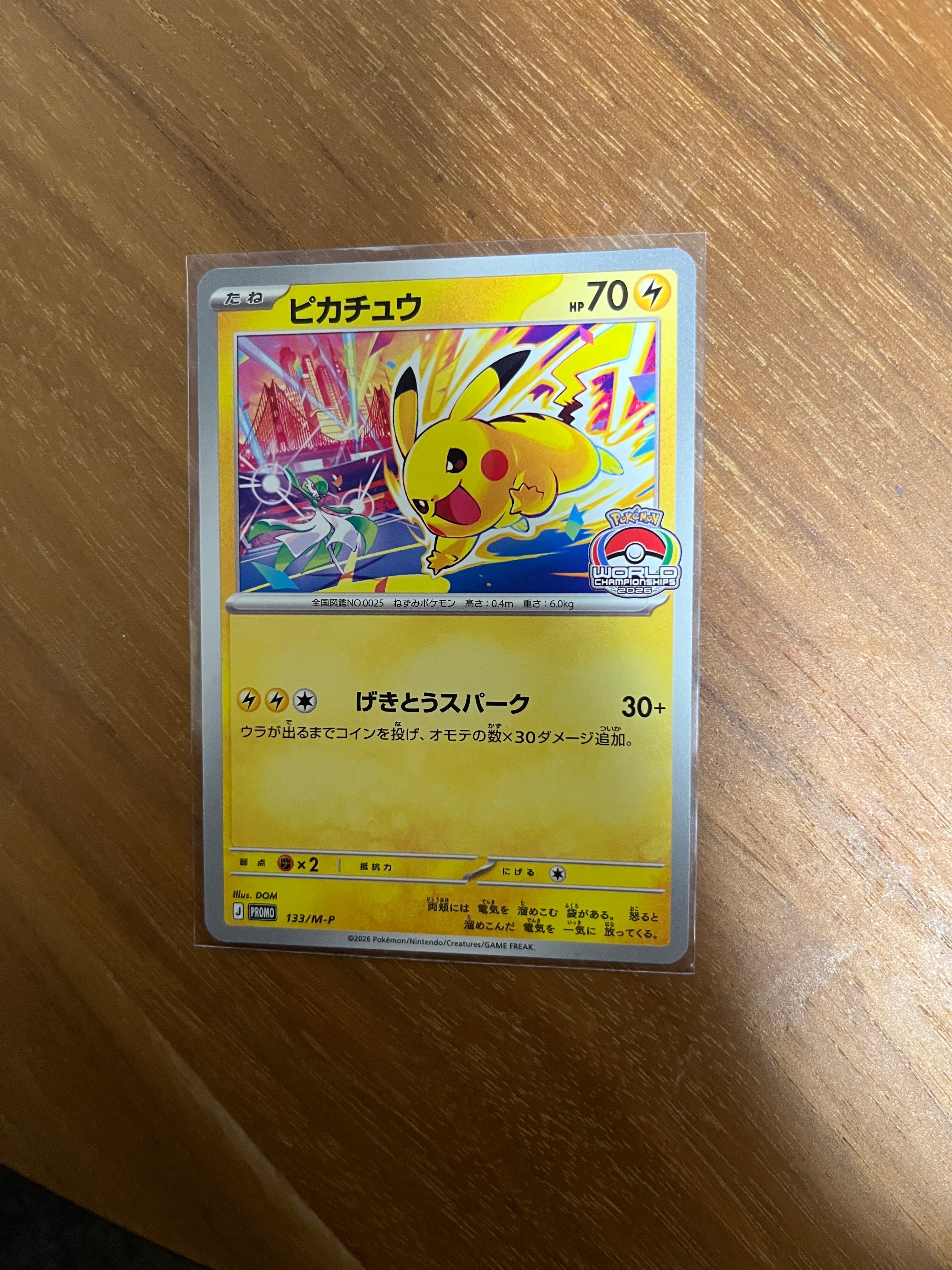 ピカチュウ プロモ [133/M-P](メガ「プロモーションカード」)