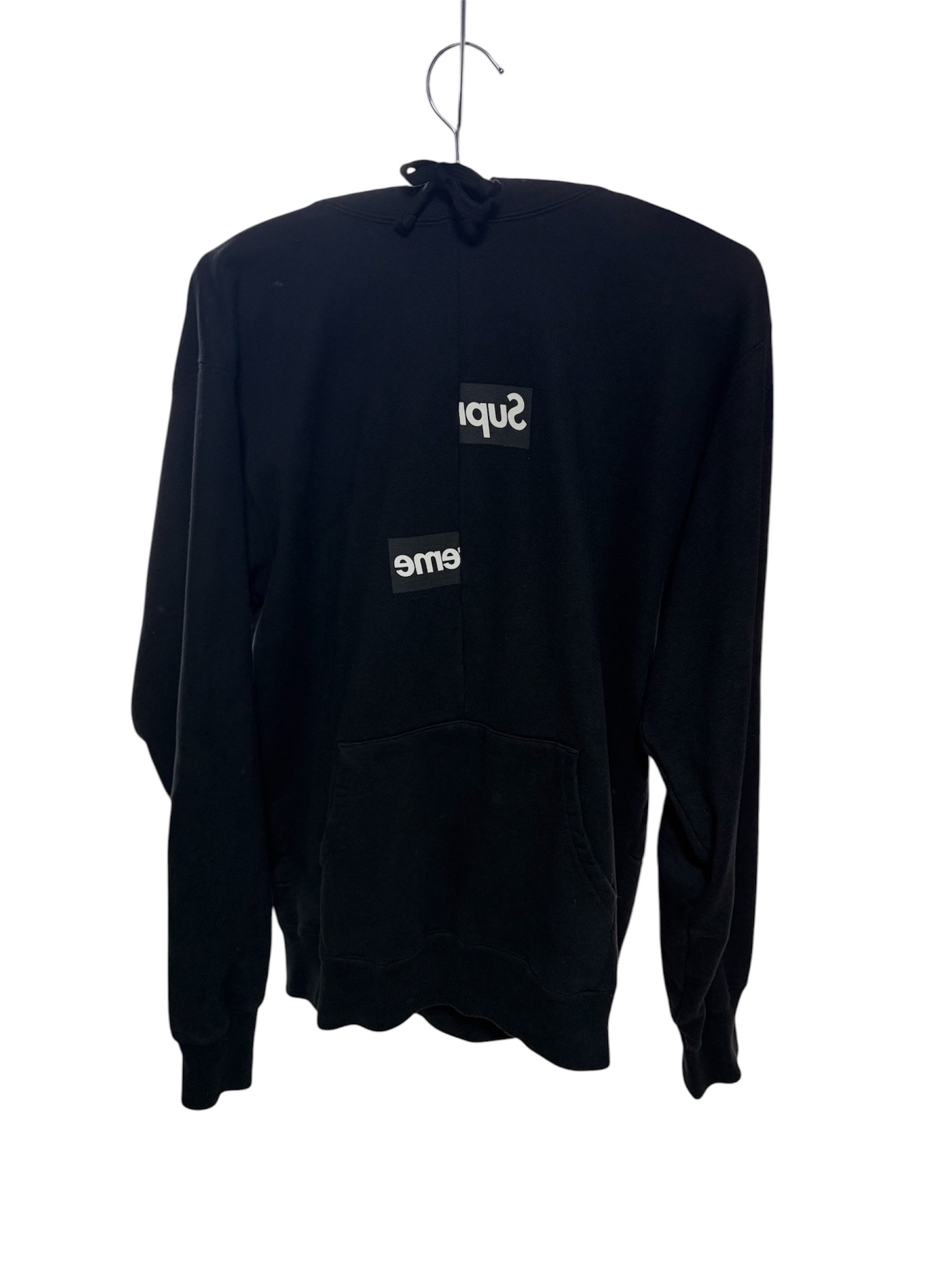 Supreme / Comme des Garçons SHIRT® Split Box Logo Hooded Sweatshirt "Black"