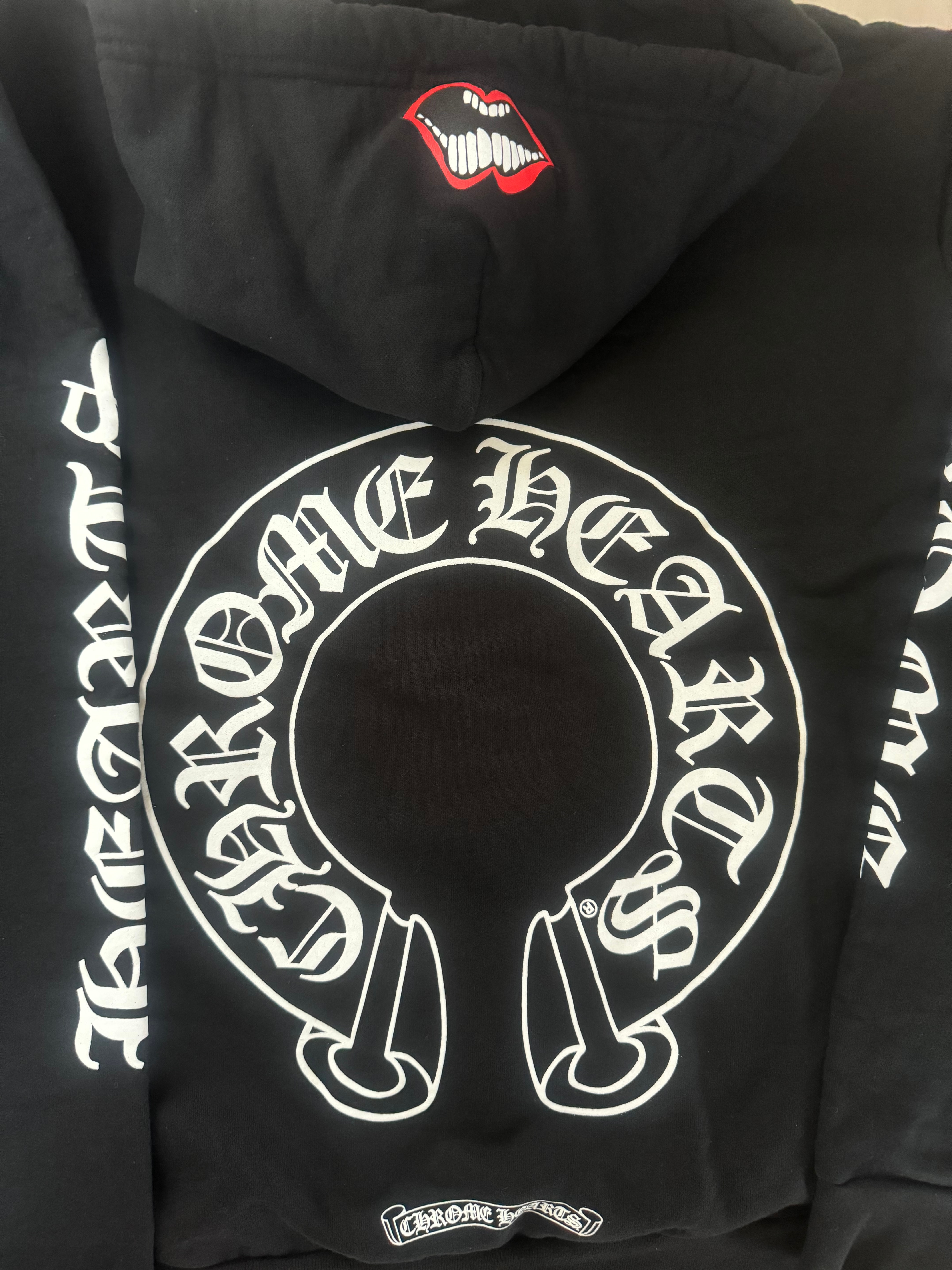Chrome Hearts Matty Boy Chomper Horseshoe Hoodie "Black"
