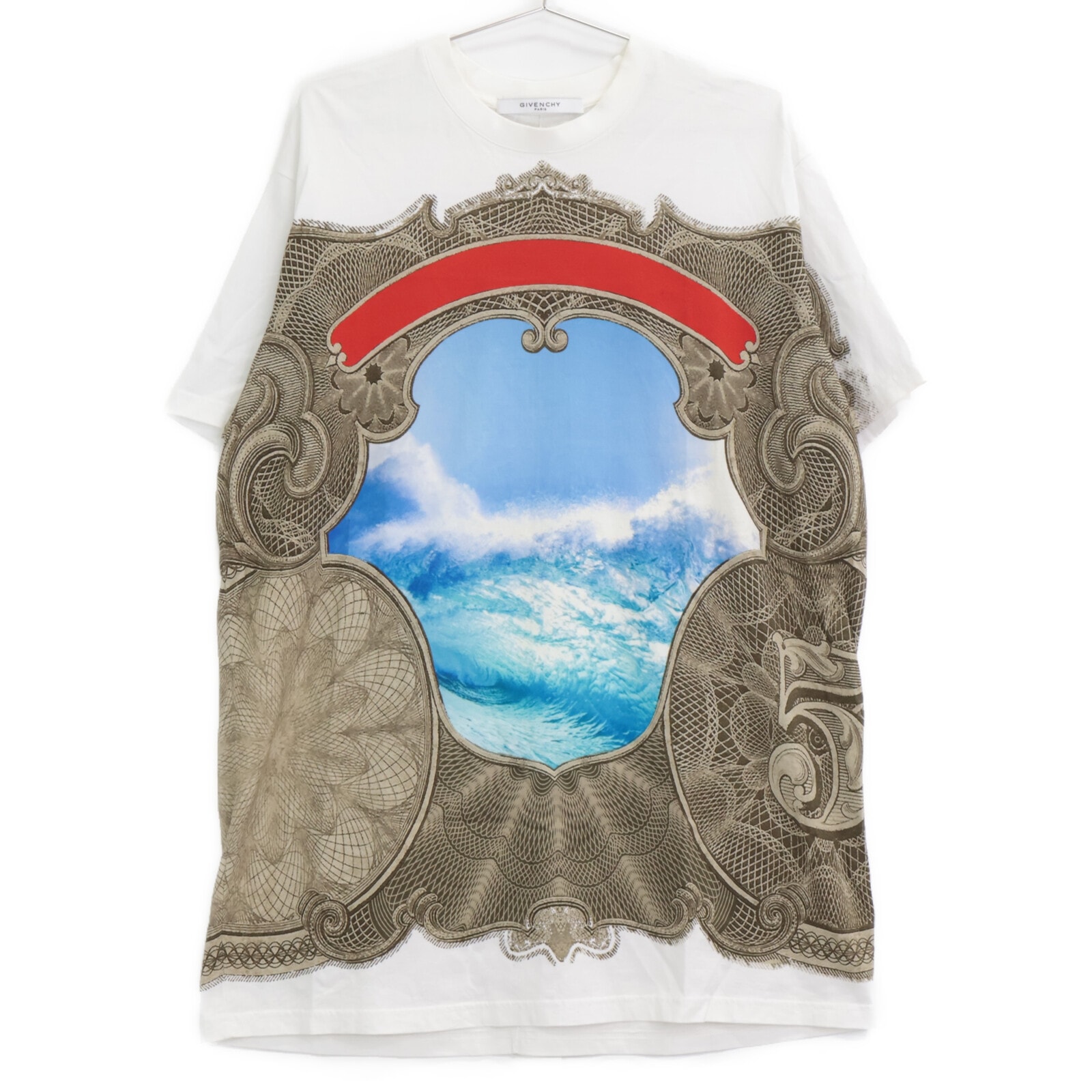 ジバンシィ 【国内正規】17J 7109 881 グラフィック ビッグシルエット 半袖Tシャツ/ XS