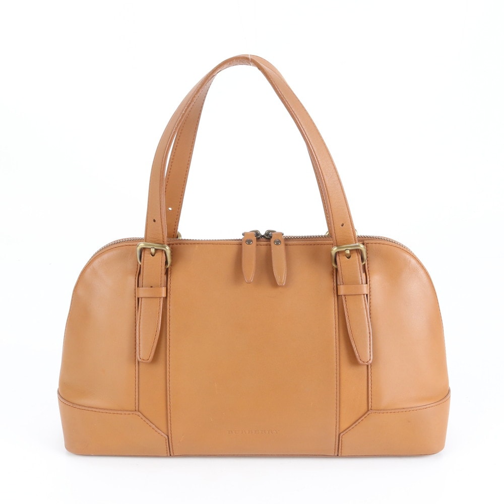 ■極美品 バーバリー ノバ チェックハンドバッグ レザー