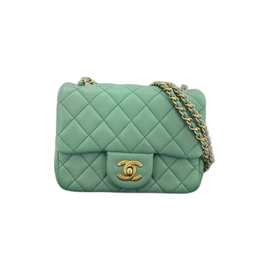 シャネル CHANEL ミニマトラッセ ショルダーバッグ ラムスキン【中古】