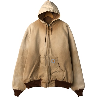 古着 カーハート Carhartt アクティブジャケット ダックフルジップパーカー メンズXXL相当/eaa549535