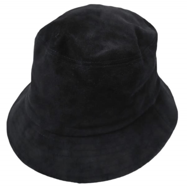 BEAMS ビームス ピッグスエード バケットハット 11-41-5933-023 Free BLACK レザー 帽子 g27321