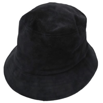 BEAMS ビームス ピッグスエード バケットハット 11-41-5933-023 Free BLACK レザー 帽子 g27321