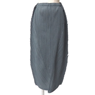 ■美品■PLEATS PLEASE ISSEY MIYAKE プリーツプリーズ イッセイミヤケ ロングスカート サイズ1 プリーツ コクーンシルエット ブランド古着【中古】20260108/RA7116
