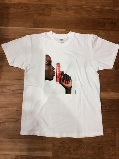 Supreme Water Pistol Tee "White"