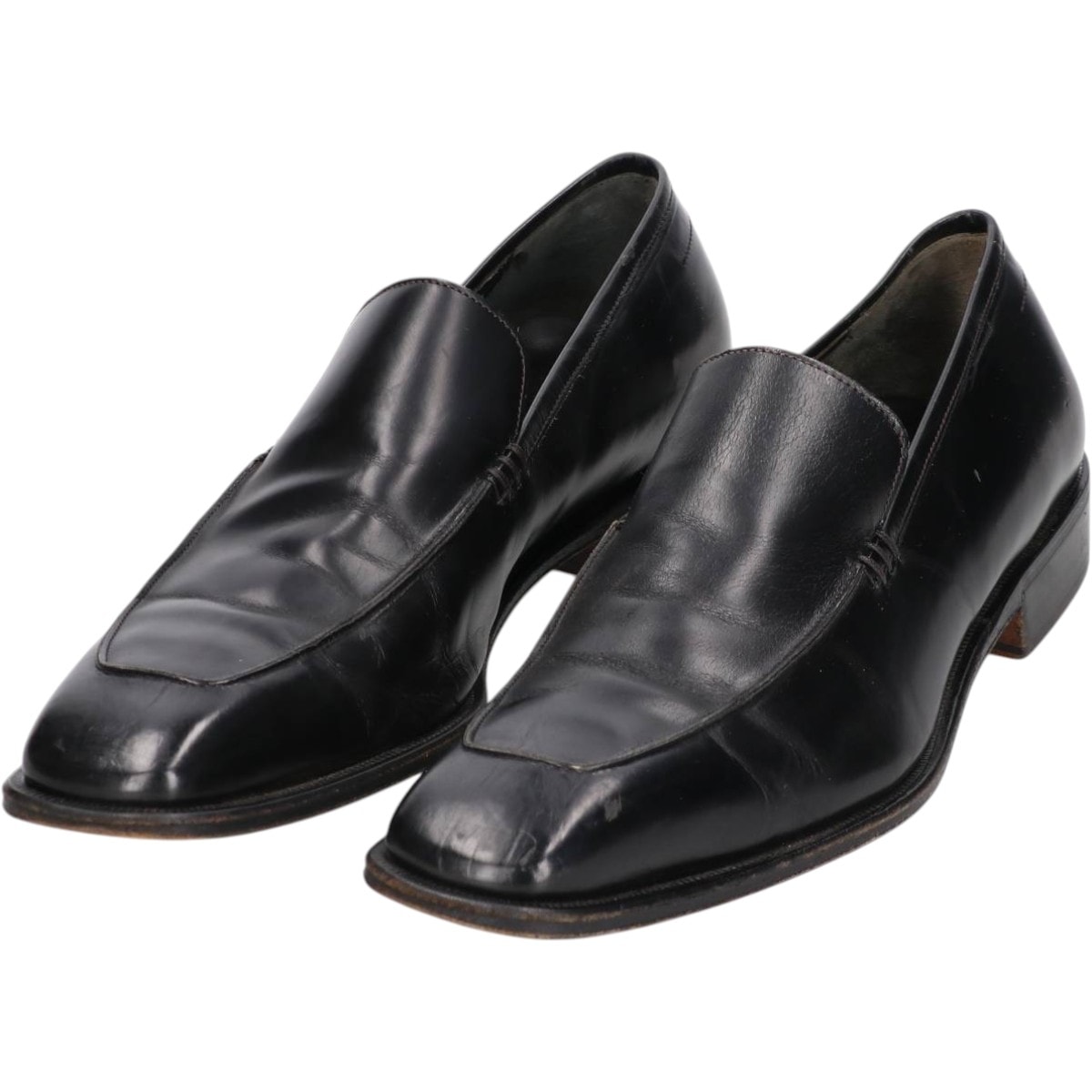 古着 フェラガモ Salvatore Ferragamo スクエアトゥ Uチップ ローファーシューズ イタリア製 9D メンズ27.0cm相当/saa014856