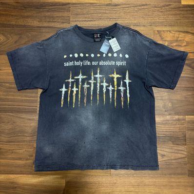 SAINT Mxxxxxx x FORSOMEONE FS_SS T-Shirt/God "Black"