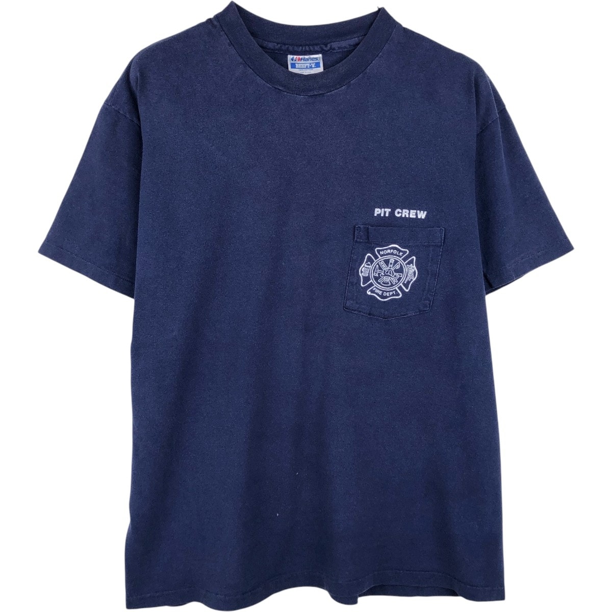 古着 80年代 ヘインズ Hanes BEEFY-T 青タグ プリントTシャツ USA製 メンズXL相当 ヴィンテージ/eaa626819