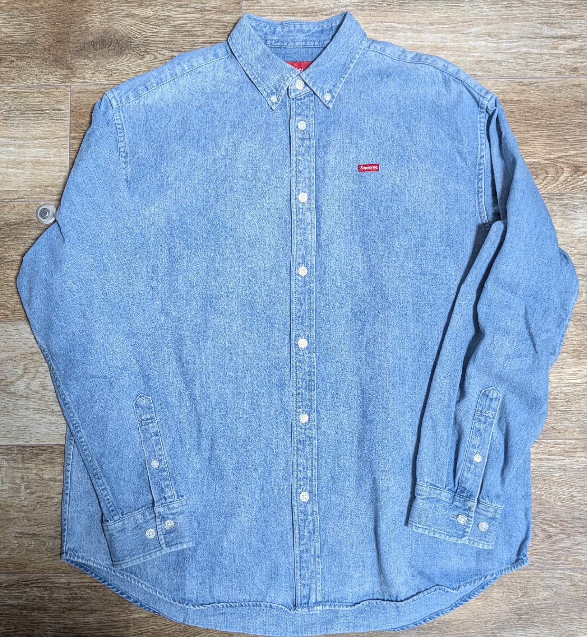 Supreme Small Box Shirt "Denim" (22SS)