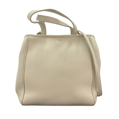 セリーヌ CELINE レザー スモール フォールドカバ 2WAY ハンドバッグ【中古】