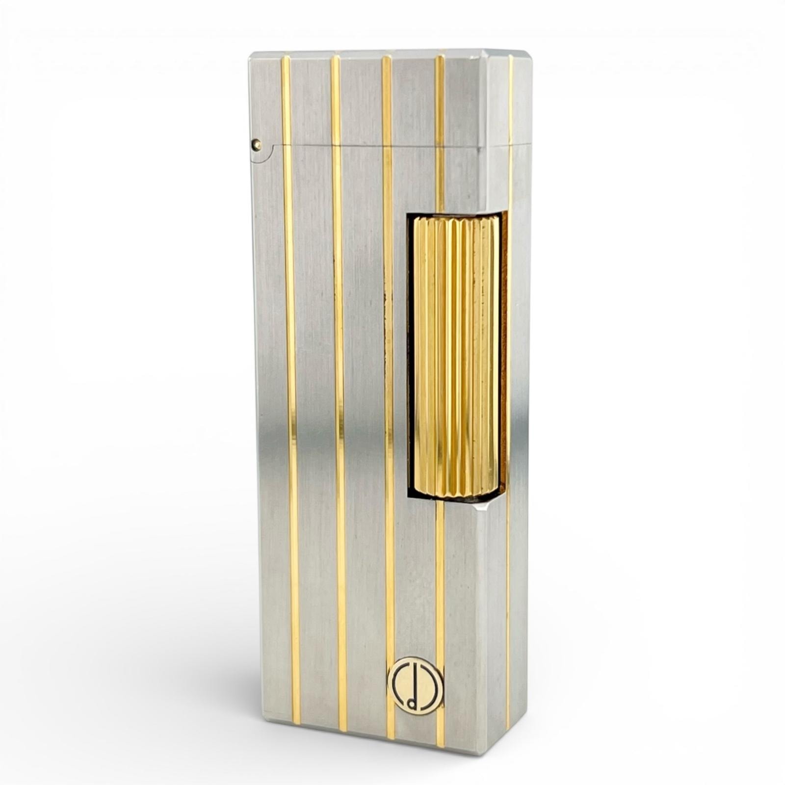 極美品 ダンヒル ライター シルバー ゴールド メンズ