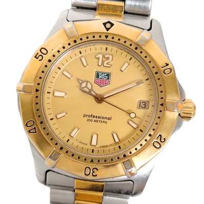 TAG HEUER タグホイヤー WK1121 プロフェッショナル デイト クォーツ メンズ 腕時計 正規品 / C767